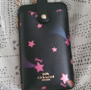 Coach phone crossbody purse